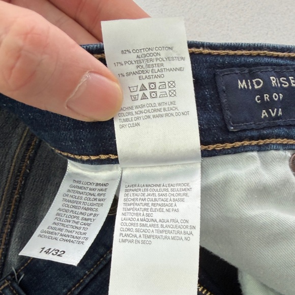 Lucky Brand Women's Dark Blue Capris - Picture 12 of 13